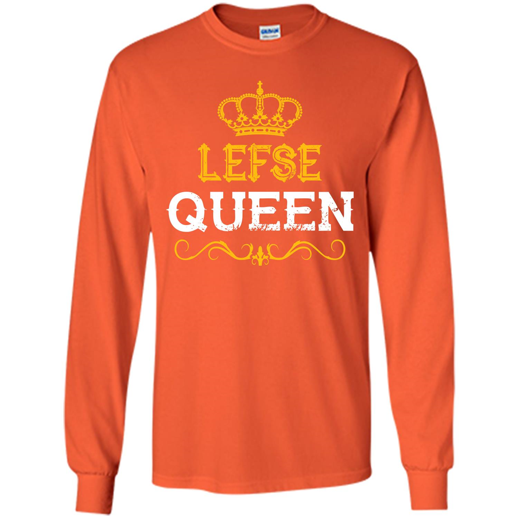 Norsland T-shirt Lefse Queen T-shirt Orange