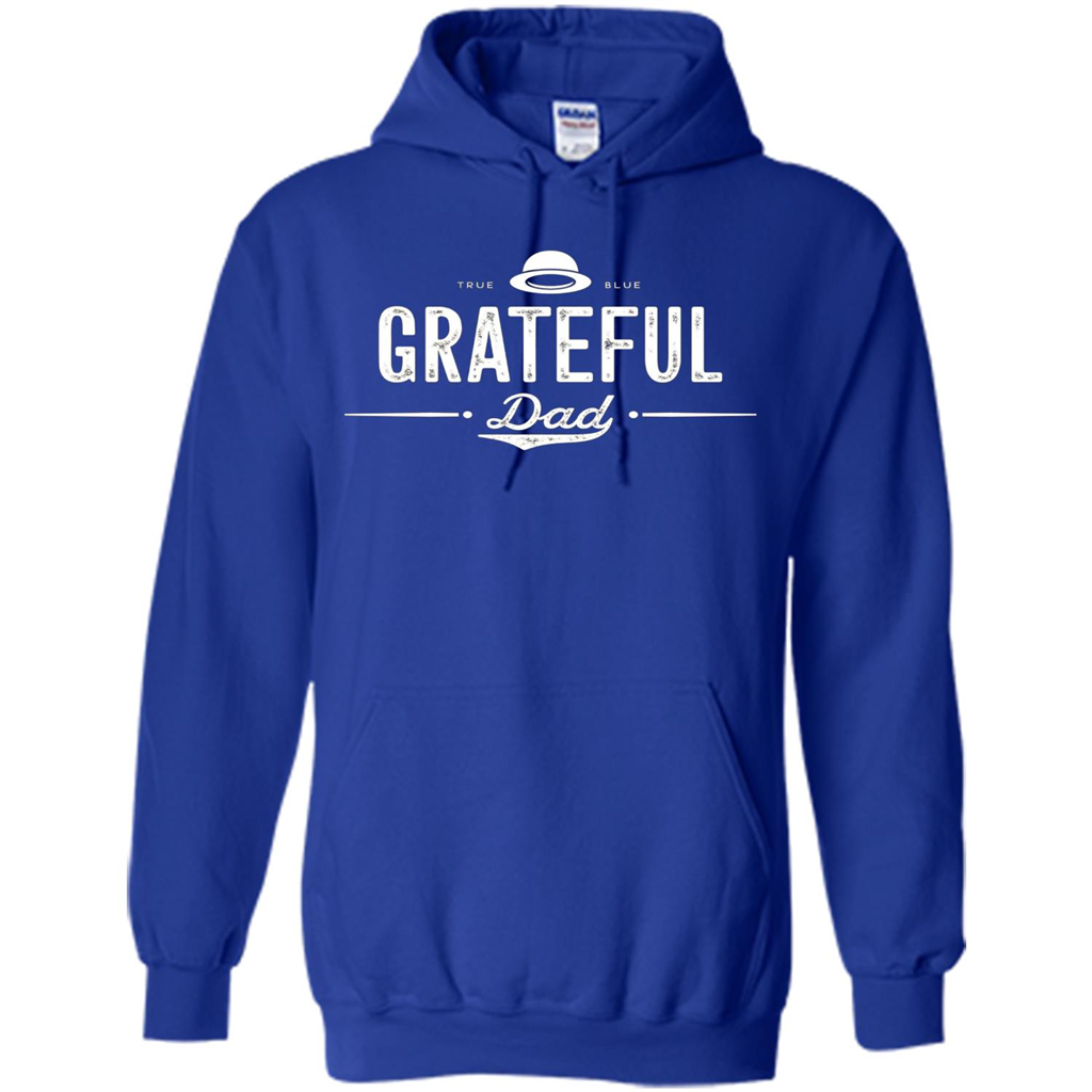 Grateful Dad Shirt - Vintage Style Gift Father T-shirt Royal