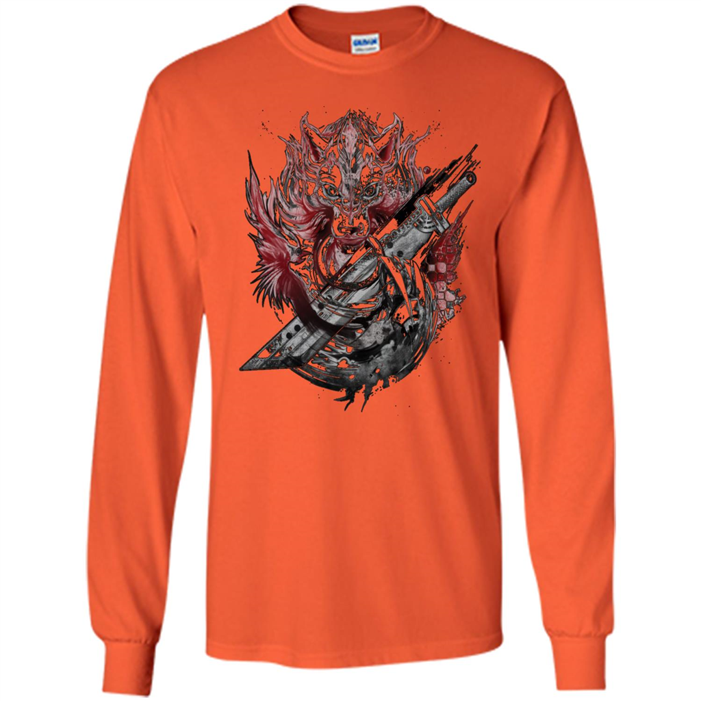 Final Fantasy Amano Homage T-shirt Orange