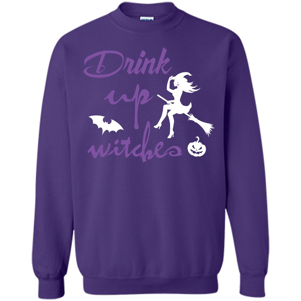 Halloween T-shirt Drink Up Witches T-shirt Orange