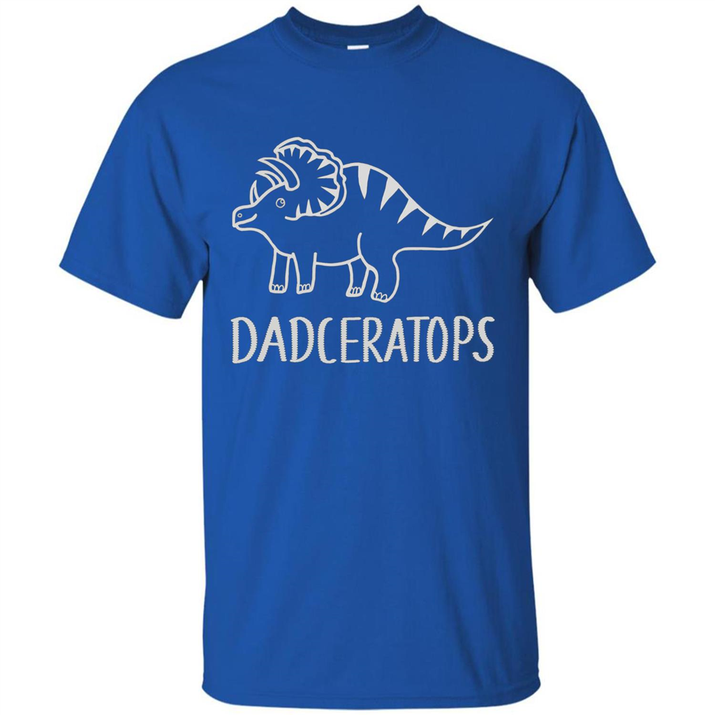 Dinosaur Family Triceratops T-shirt Royal