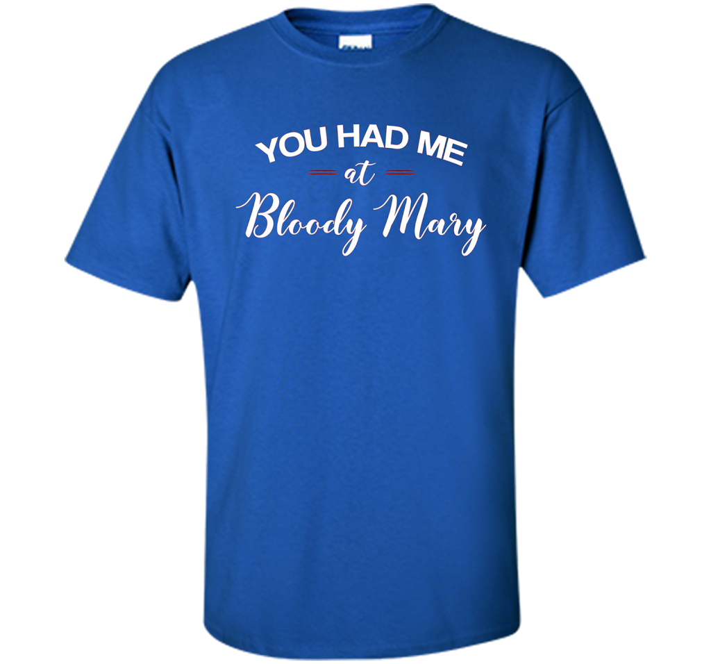 Funny Bloody Mary T-shirt Sunday Brunch T-shirt Royal