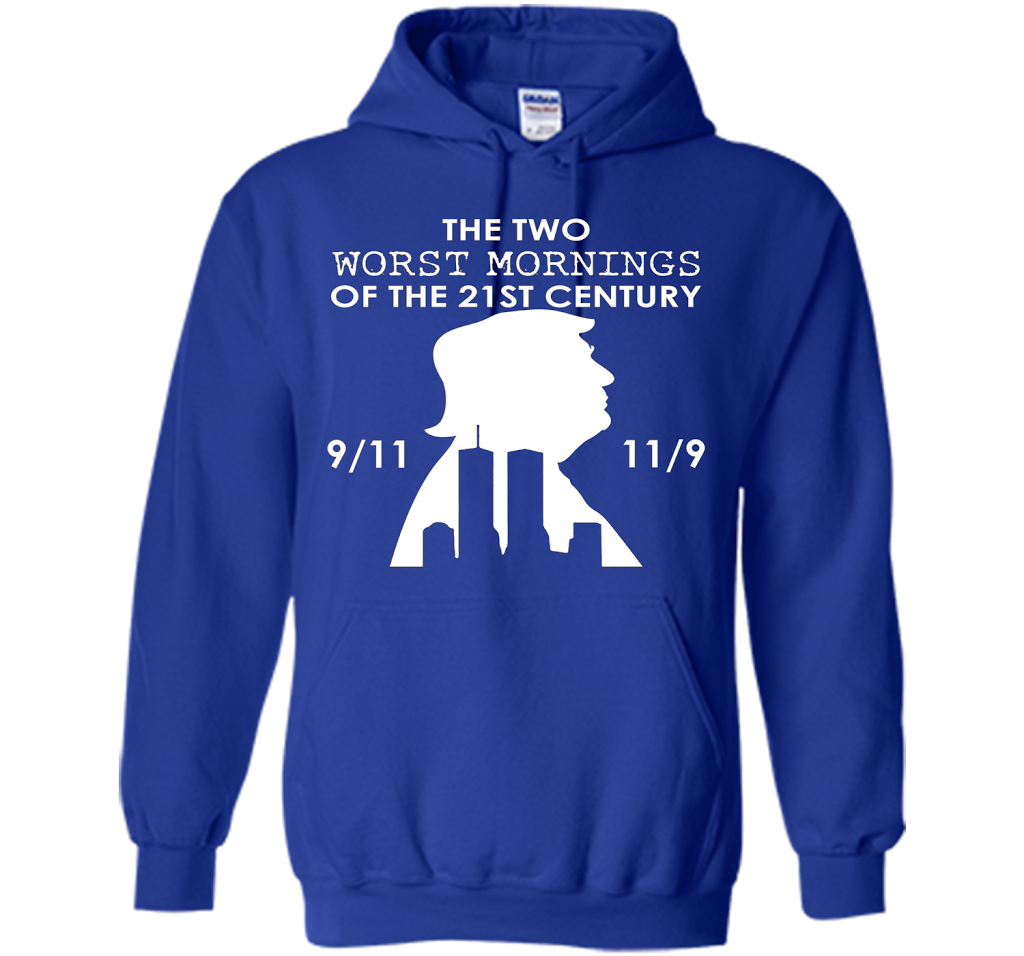 THE TWO WORST MORNINGS OF THE 21ST CENTURY T-SHIRT Royal