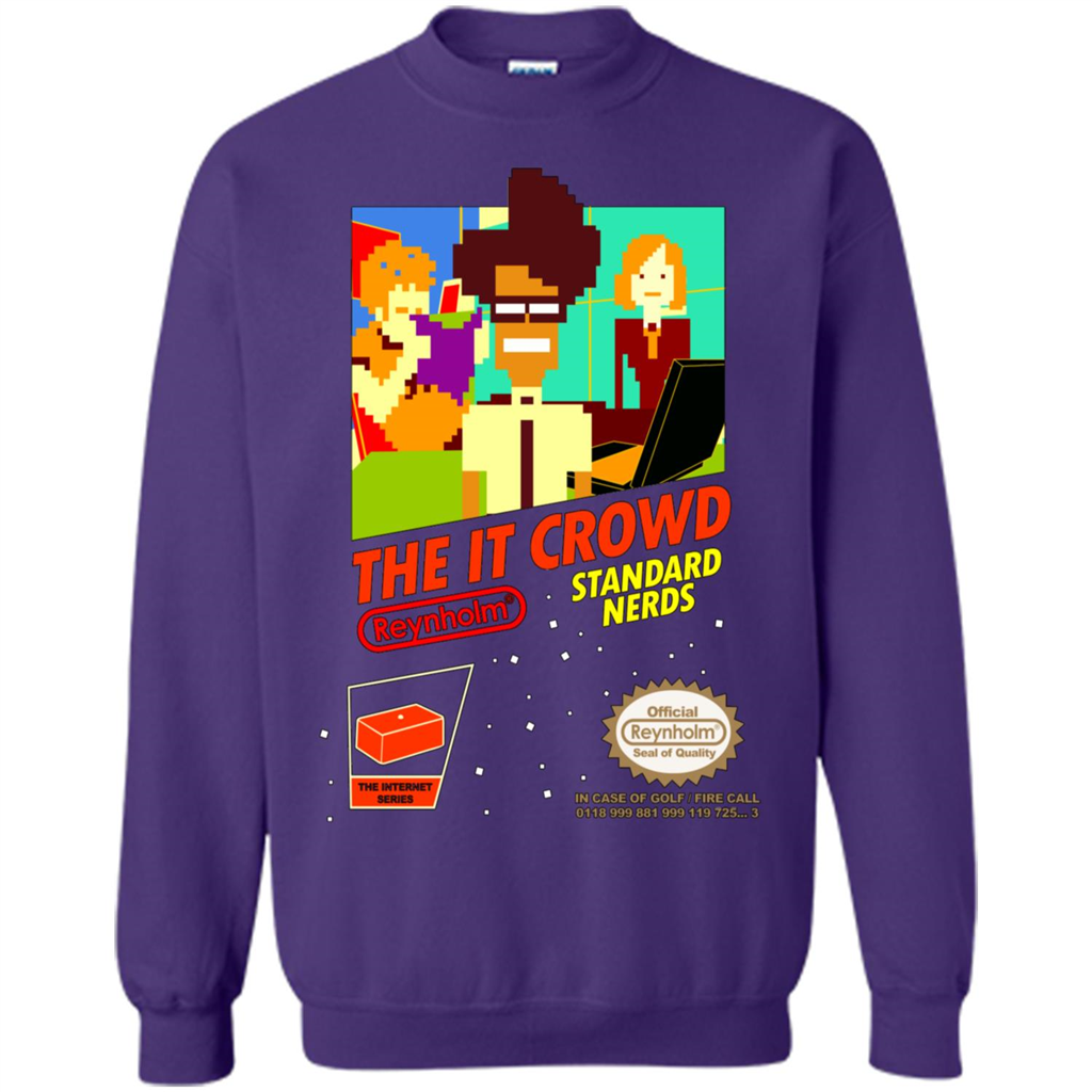 TV Series T-shirt The It Crowd Standard Nerds Orange
