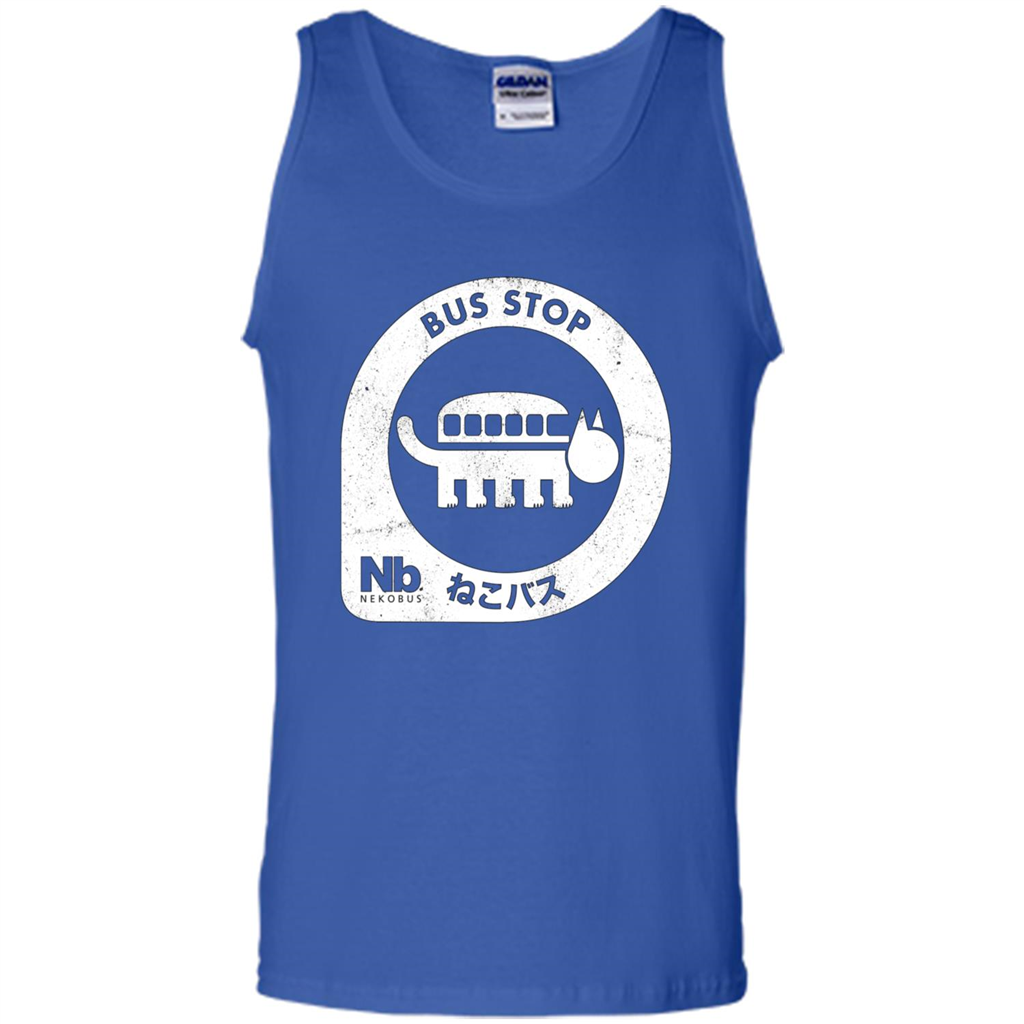 Neko Bus Stop T-shirt Royal