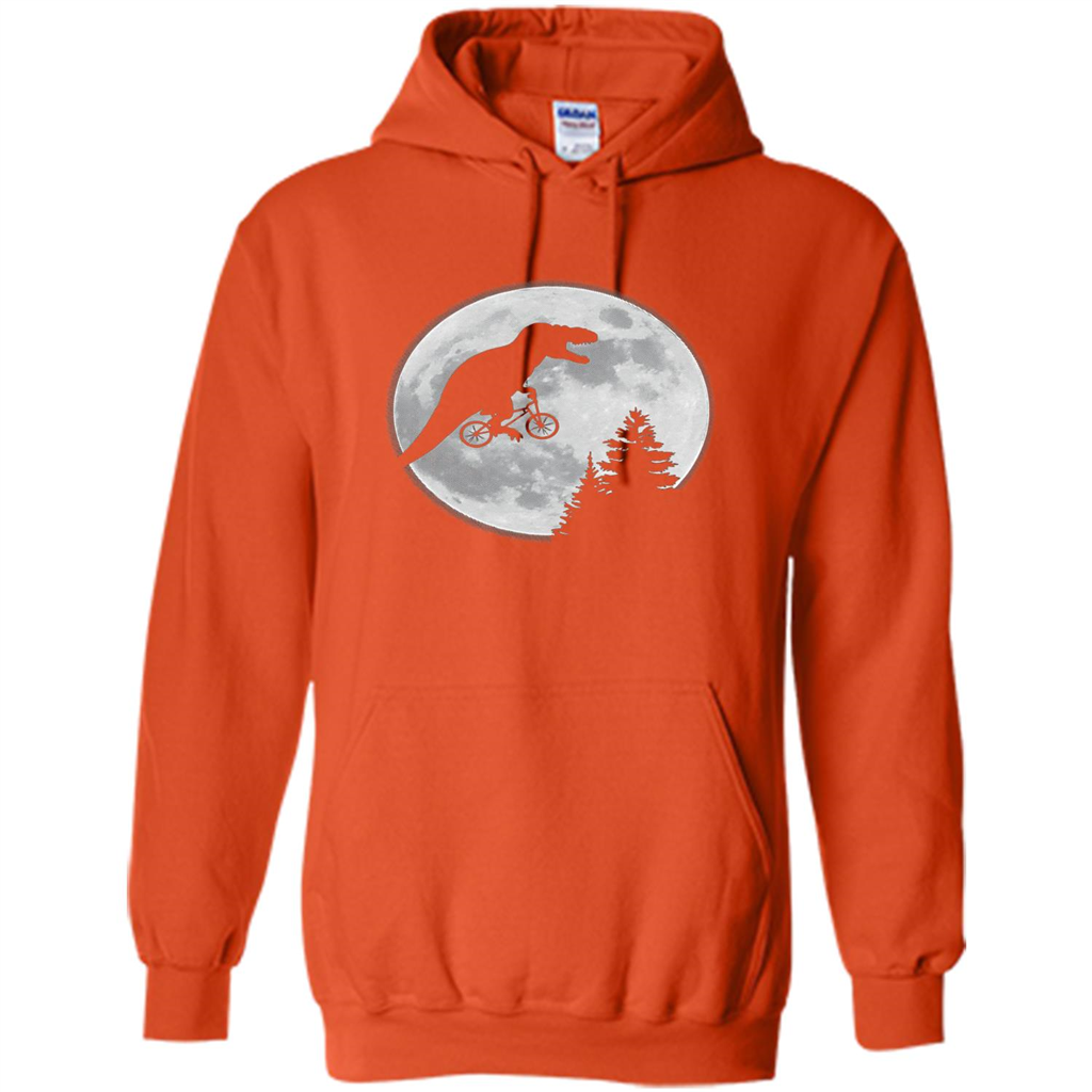T-Rex Moon T-shirt Orange