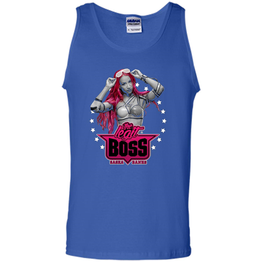 Sasha Banks Pink Hair T-shirt Royal