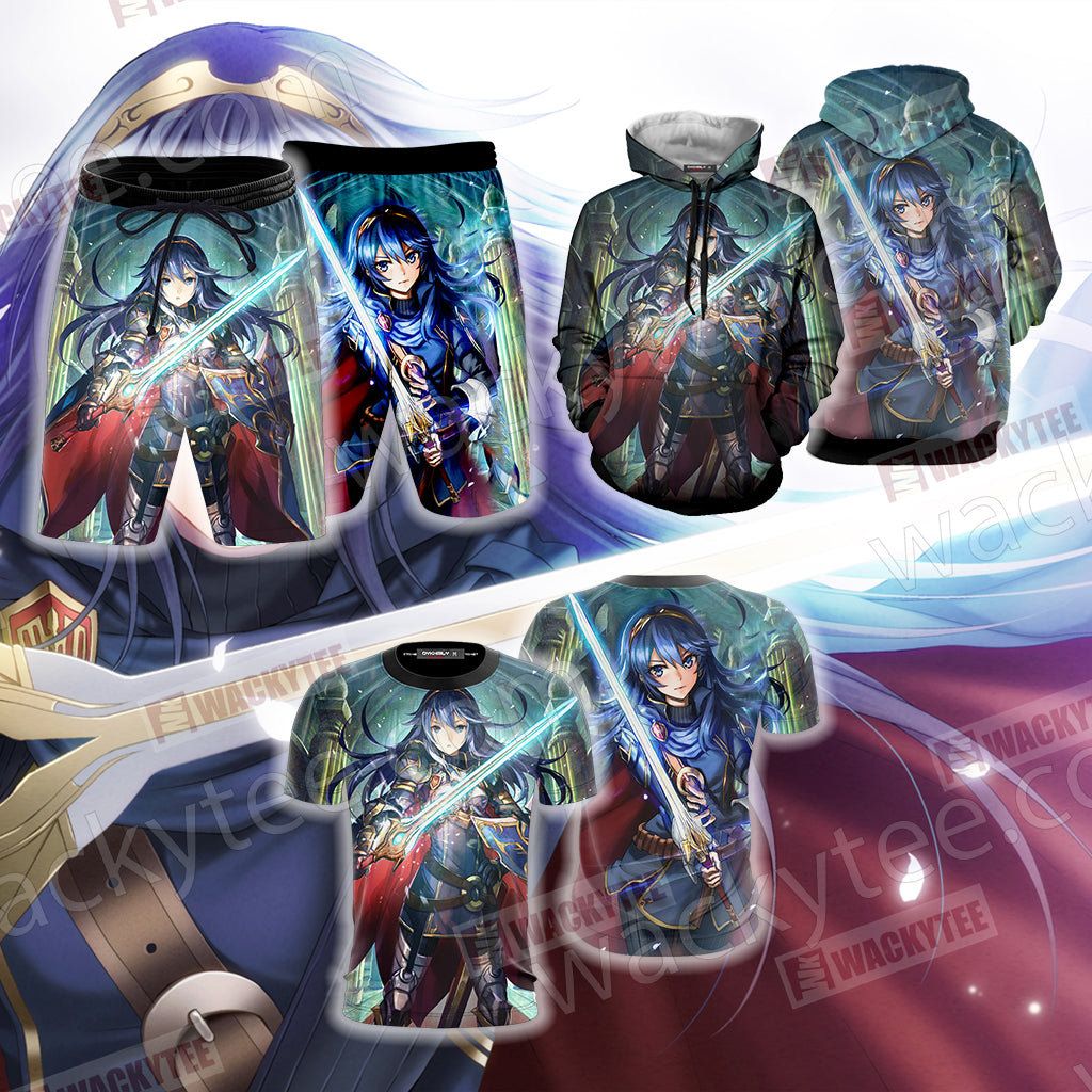 Fire Emblem Lucina 3D Beach Shorts