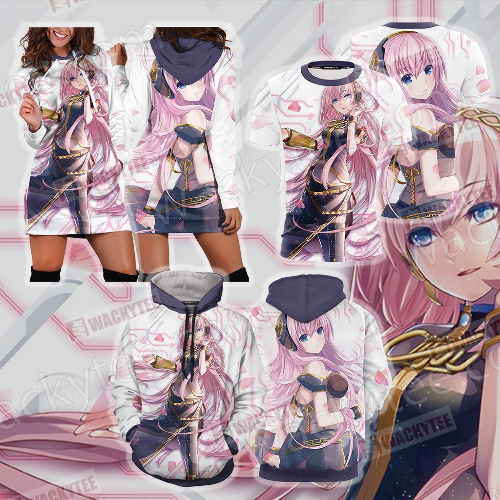 Megurine Luka New 3D Hoodie Dress