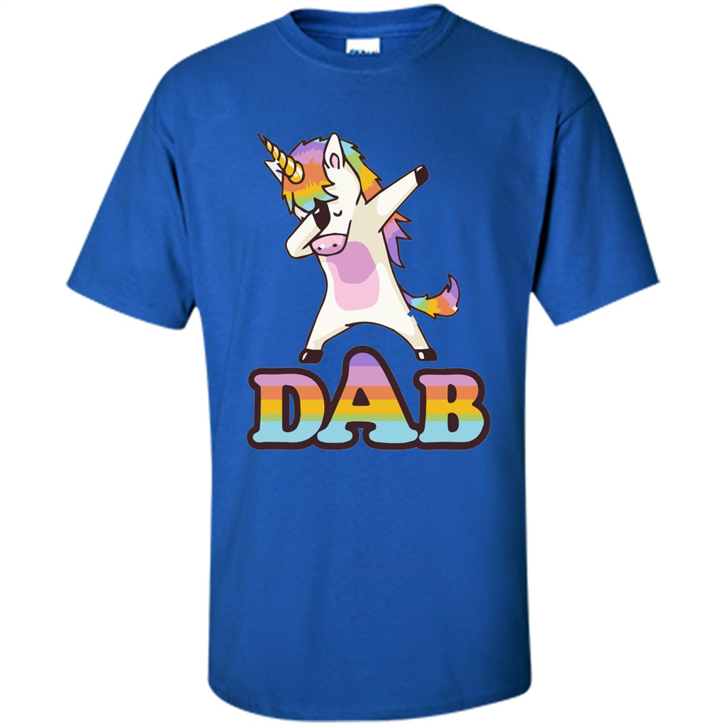 Cute Unicorn Dabbing T-shirt Royal