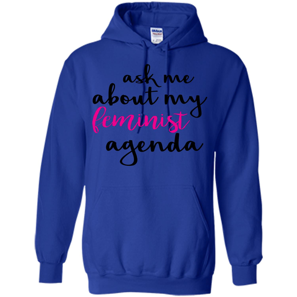 Ask Me About My Feminist Agenda T-Shirt Royal