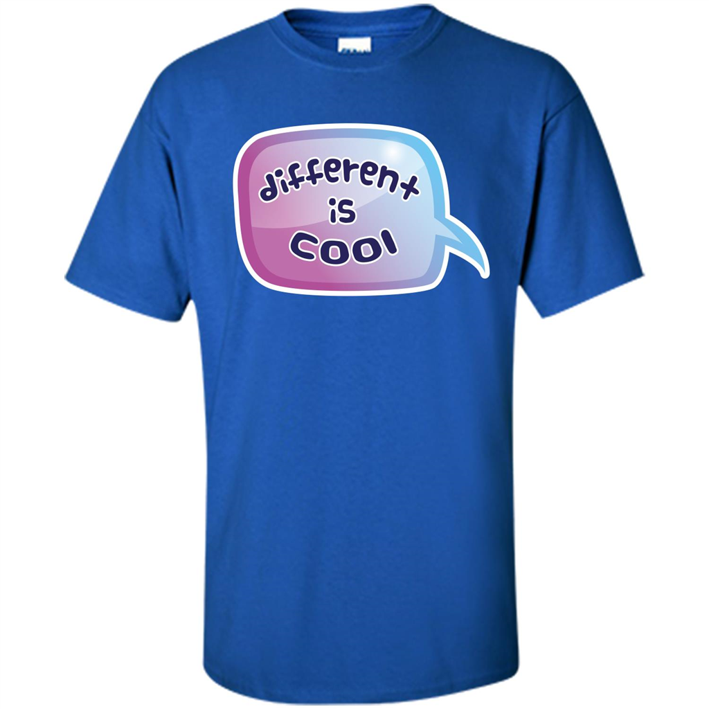 Lifestyle T-shirt Different is Cool T-shirt Royal