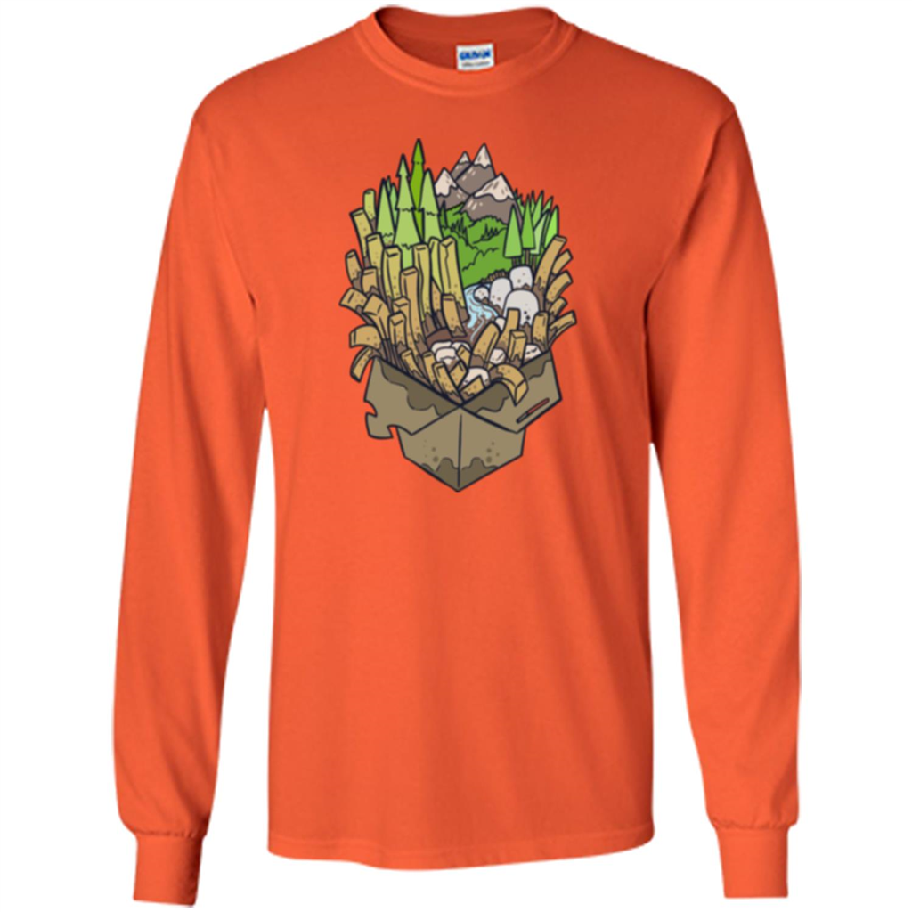 Poutine Forest T-shirt Orange