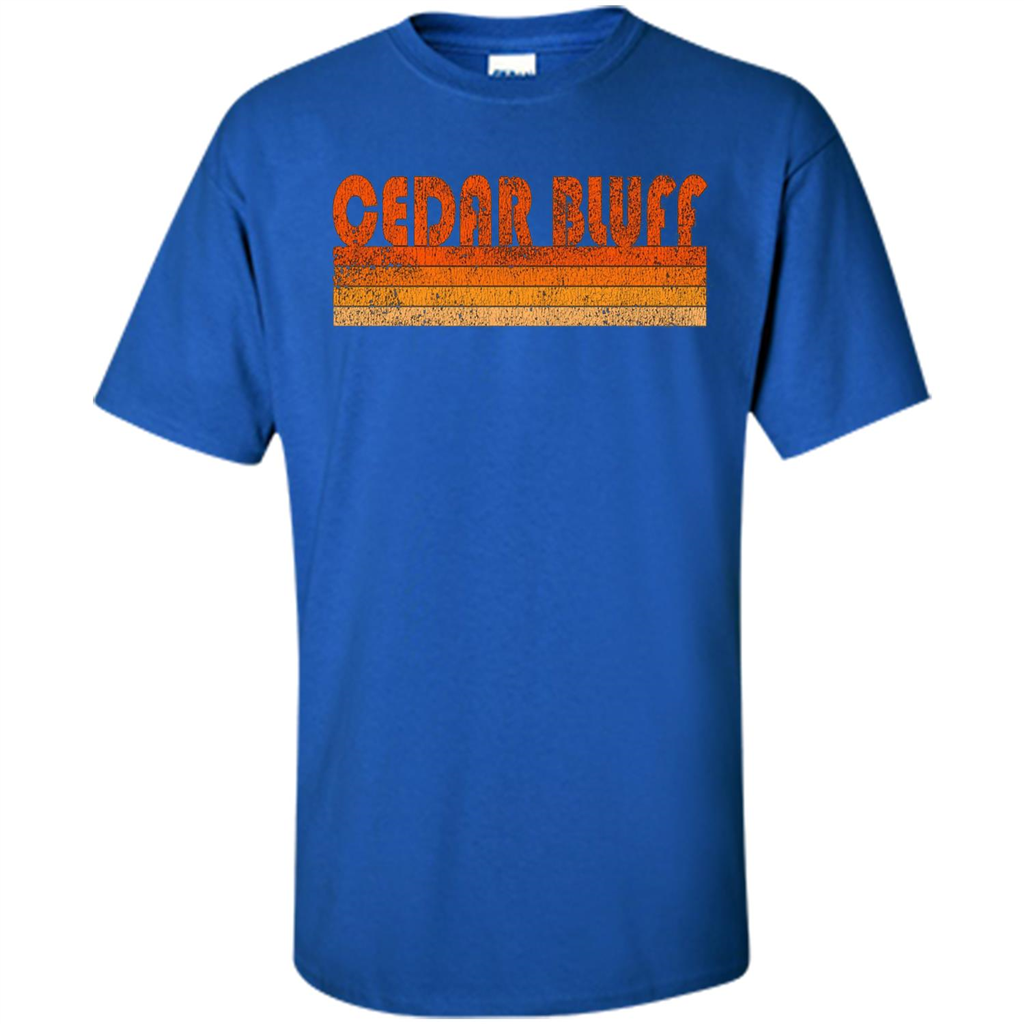 Vintage Retro Cedar Bluff Alabama T-shirt Royal