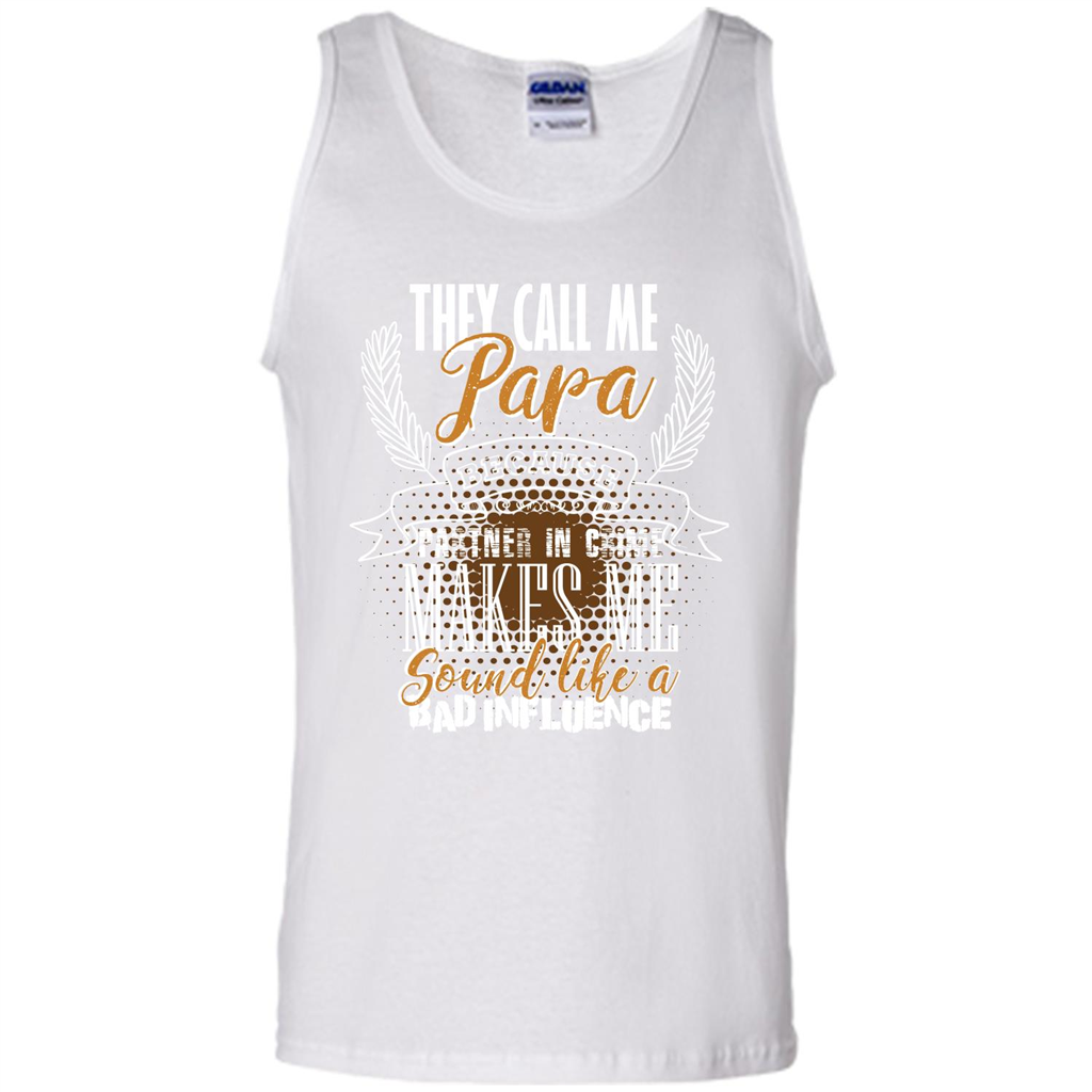 Papa T-shirt They Call Me Papa - Partner In Crime White