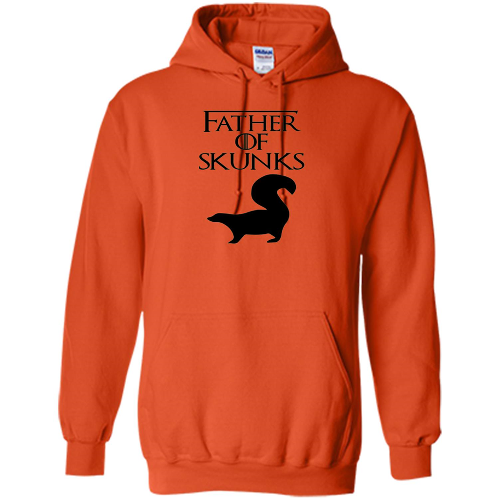 Father of Skunks T-shirt Orange