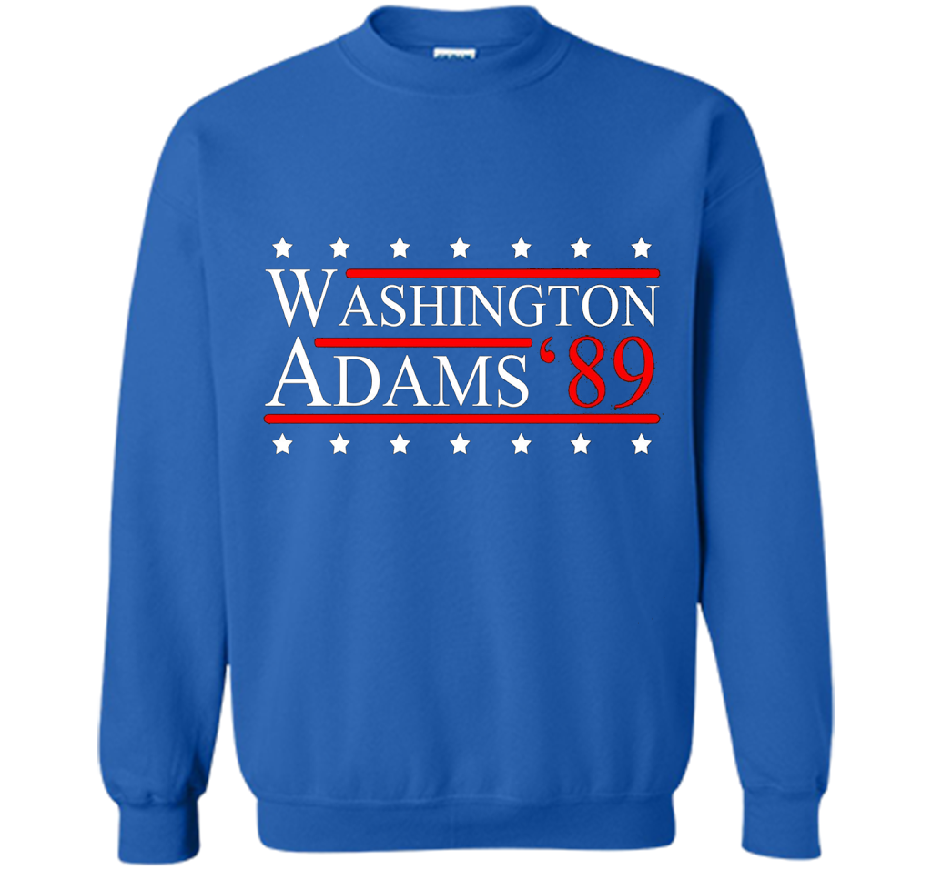 Washington Adams 1789 July 4th T-shirt Royal