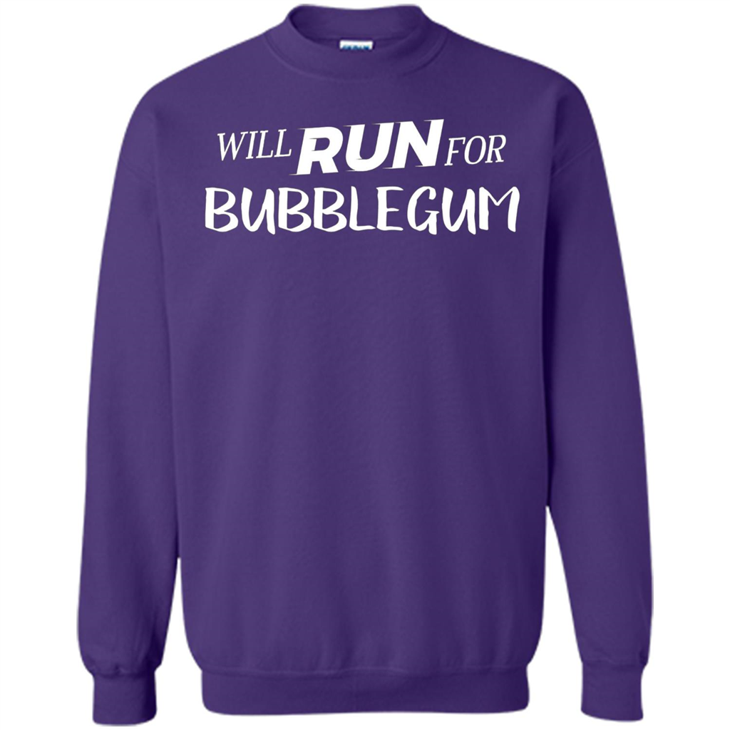 Will Run For Bubblegum T-shirt Orange