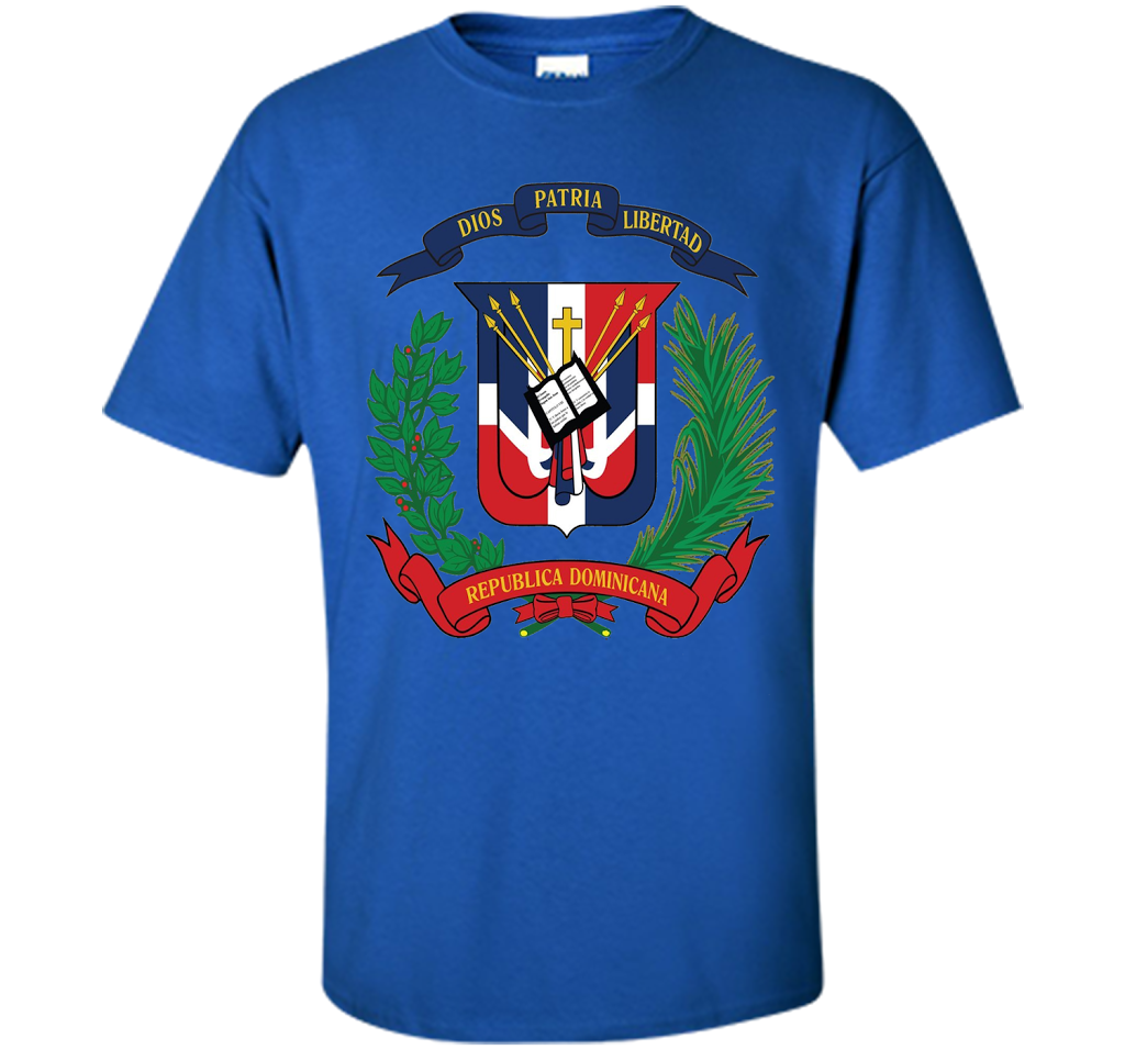 Dominican Republic Coat Of Arms T Shirt National Emblem cool shirt Royal