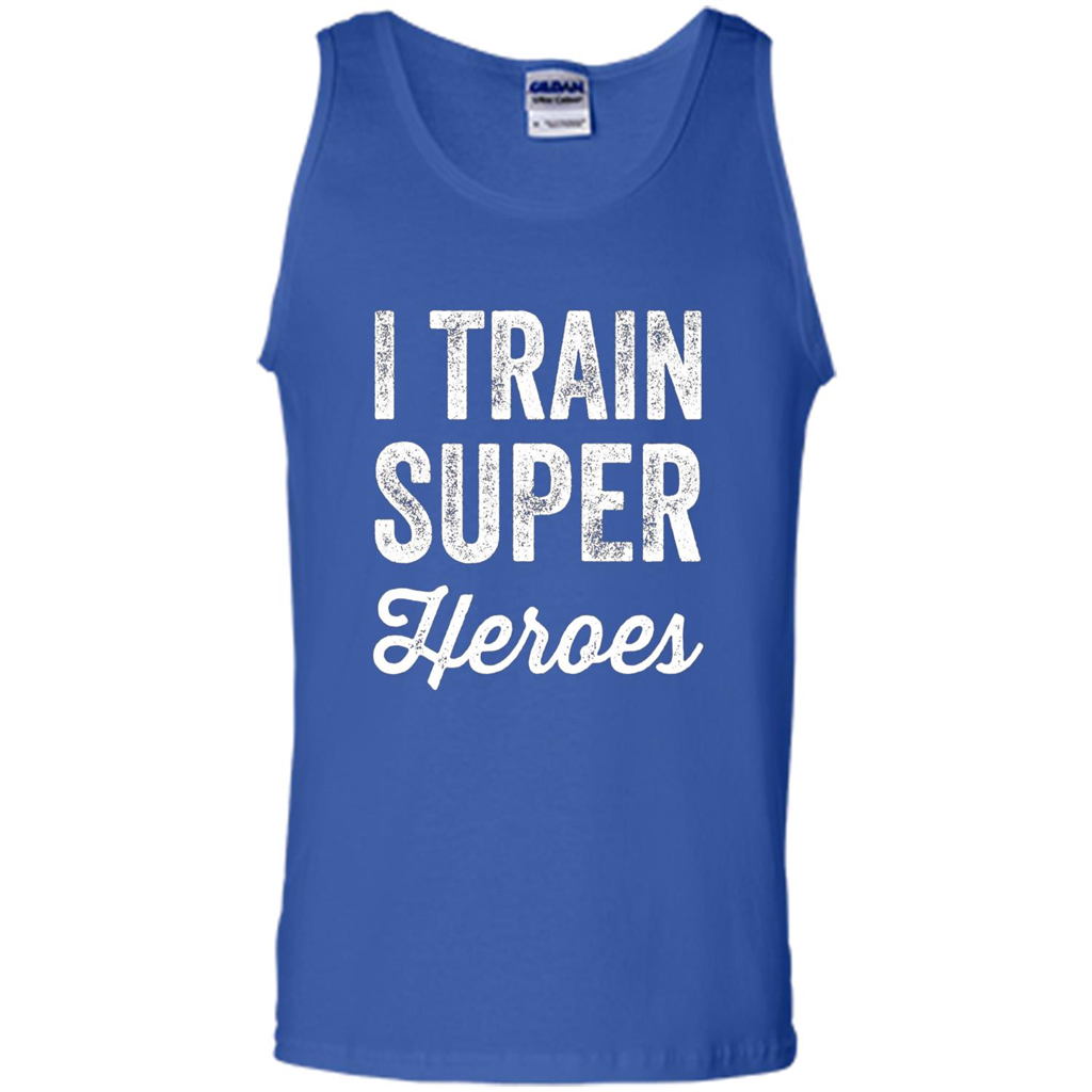 I Train Superheroes T-shirt Royal