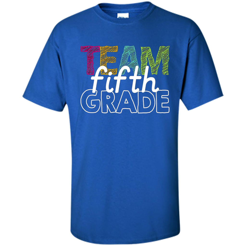 Team Fifth Grade Teacher T-shirt Royal