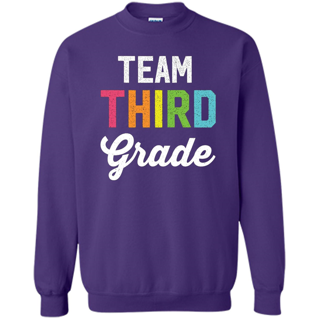 Team 3rd Third Grade Teacher T-Shirt Orange