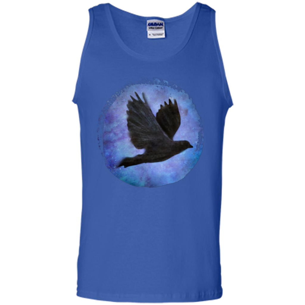 Raven In Flight T-shirt Royal