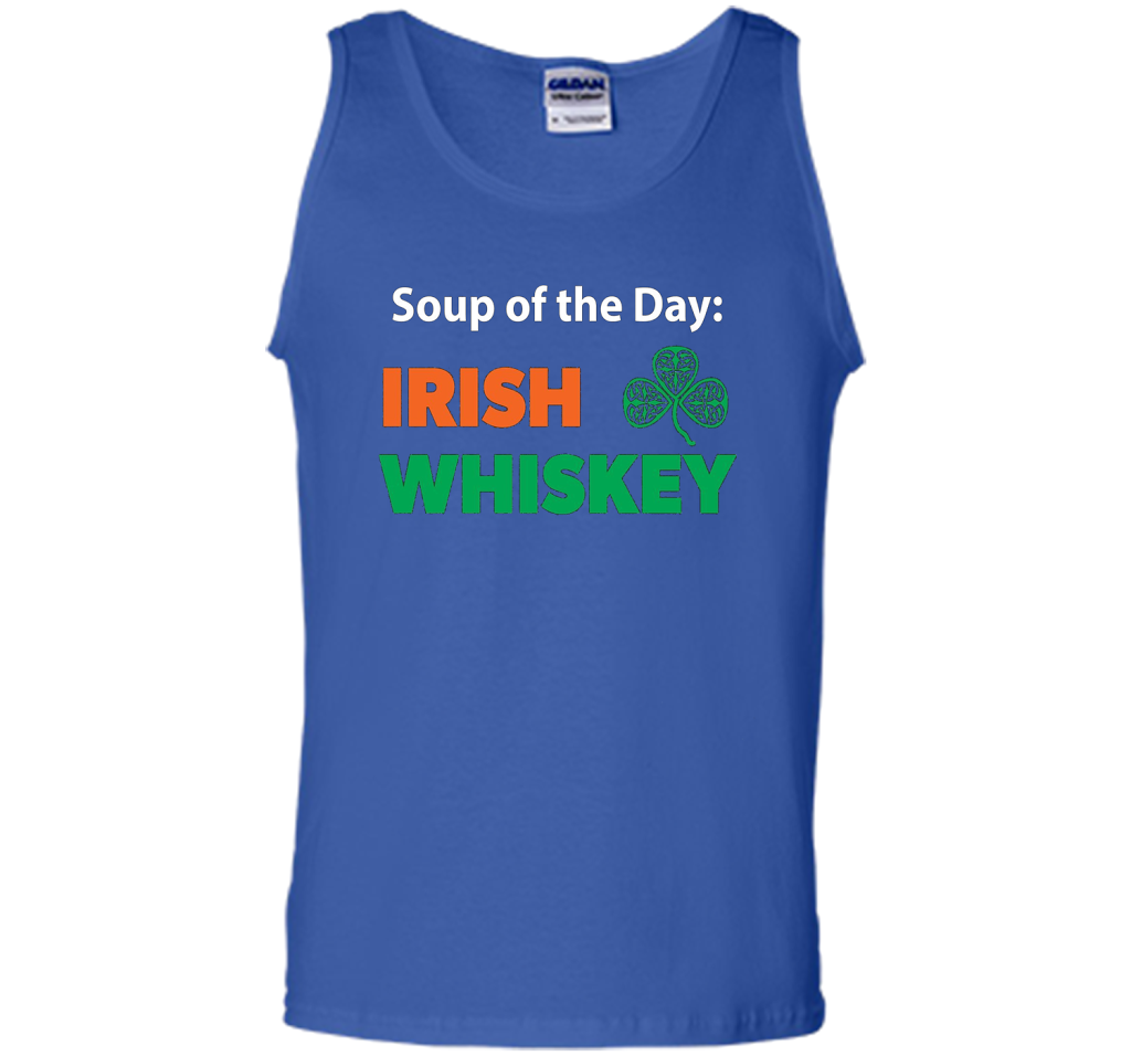 Irish Whiskey Drinking T-shirt Soup Of The Day T-shirt Royal