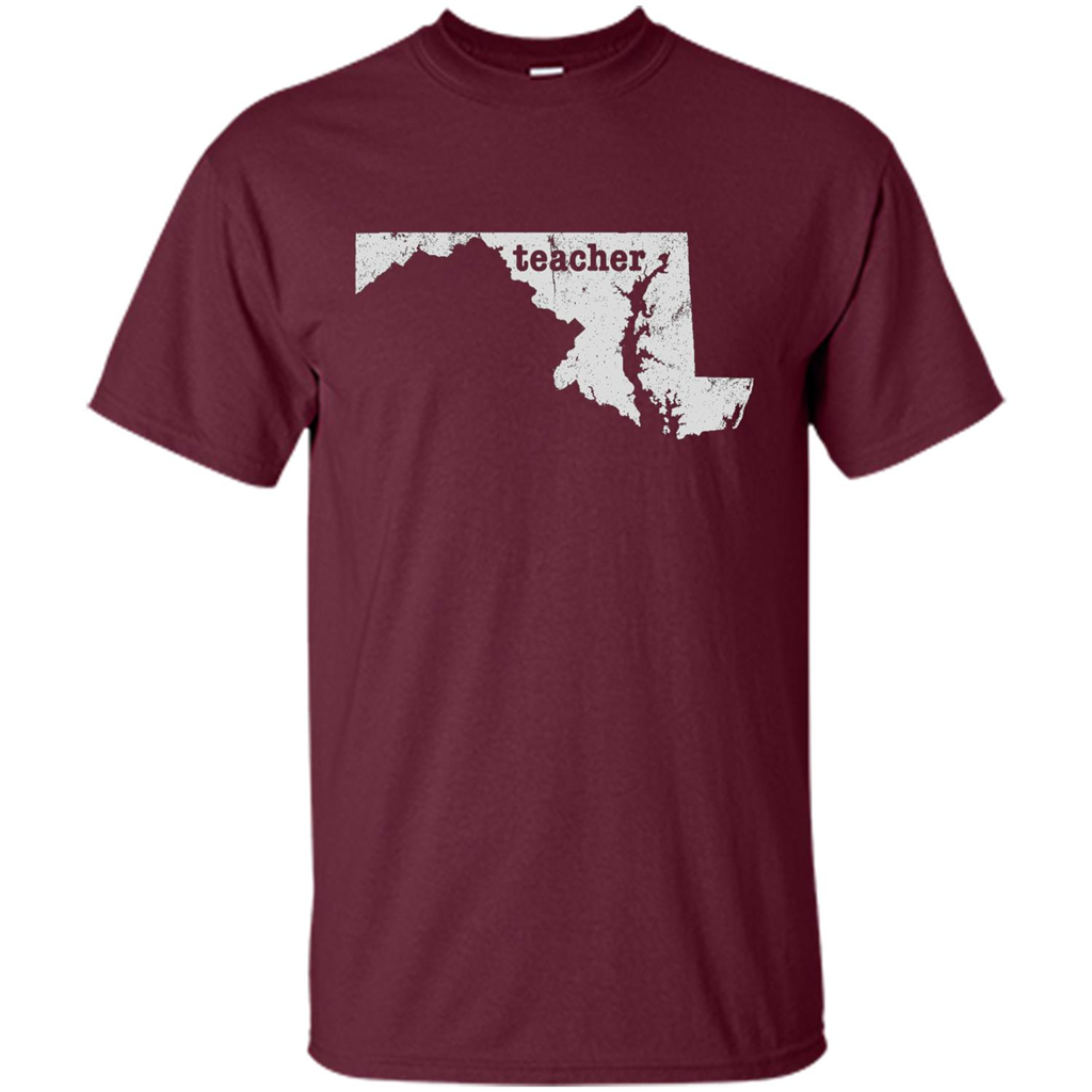 Maryland Teacher Home Style T-Shirt Maroon