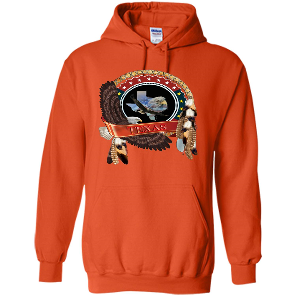 Dream Catcher Texas Art T-shirt Orange