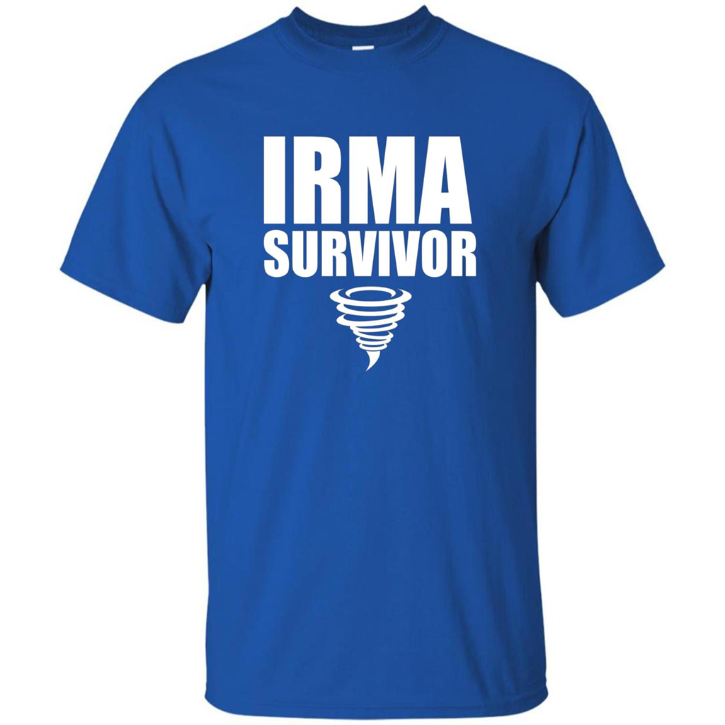 Hurricane Irma Survivor T-shirt Royal