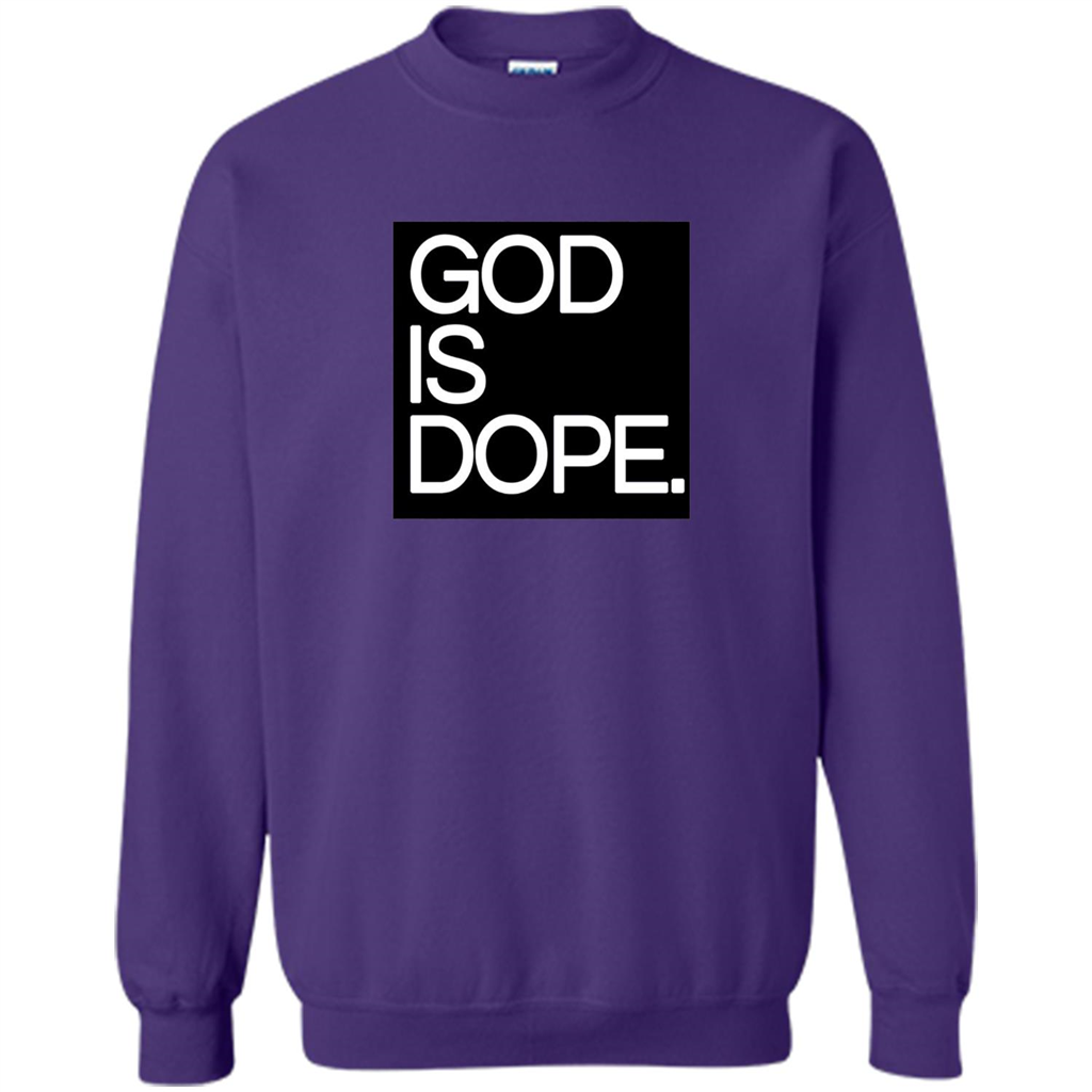 Christian T-shirt God Is Dope T-shirt Orange