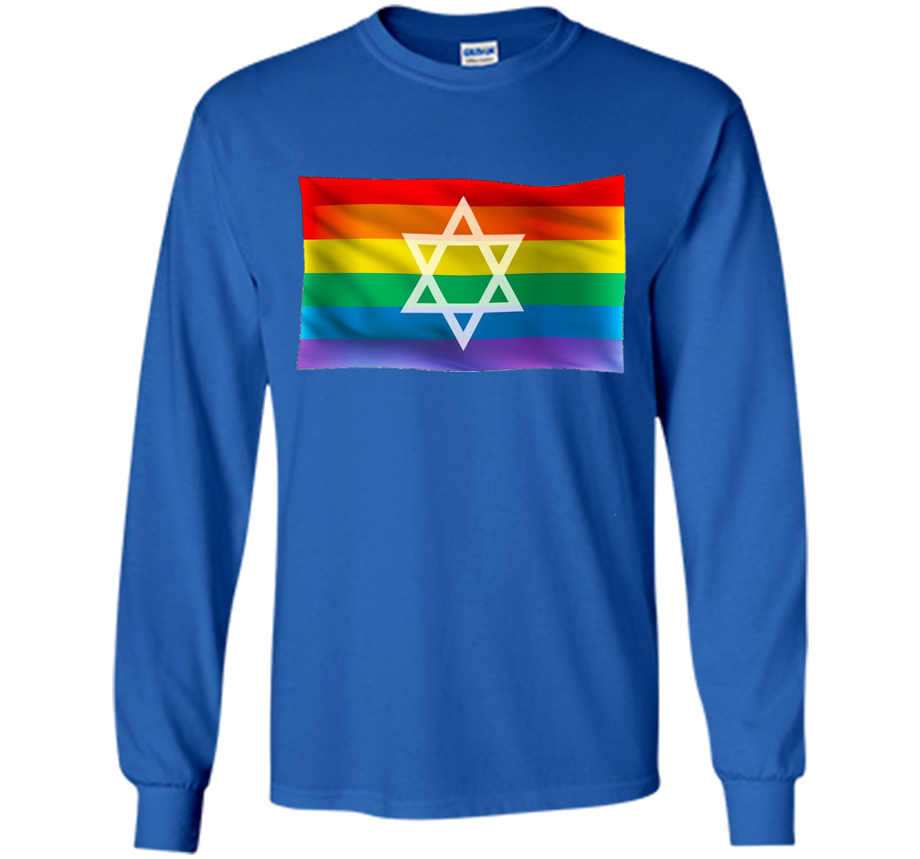 Jewish Gay Pride T-shirt Royal