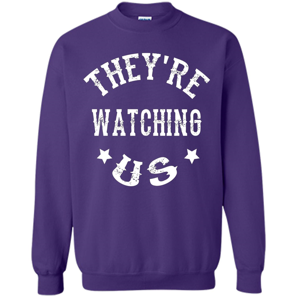 They're Watching Us T-shirt Orange