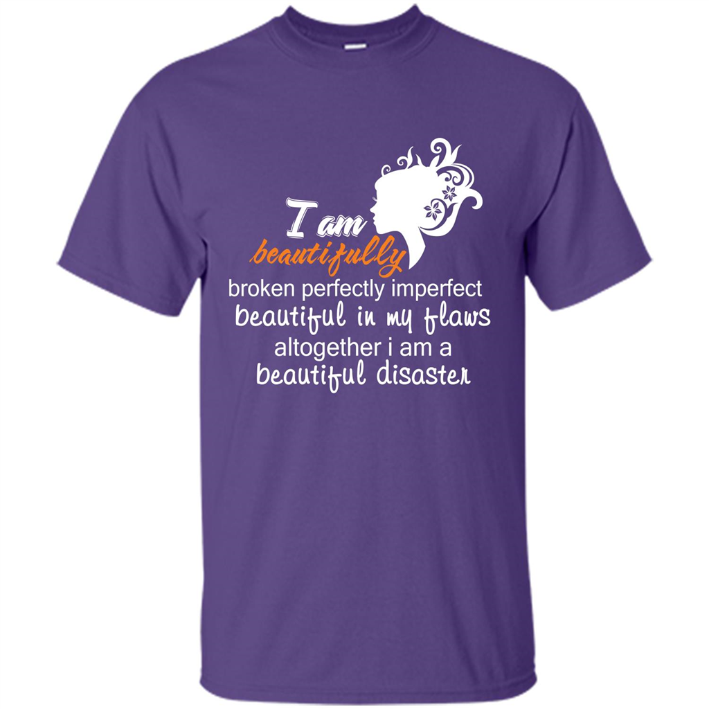 I Am Beautiful Disaster Purple