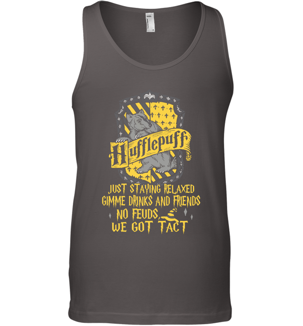 Harry Potter Quotes Hufflepuff Tank Top Tank Top Graphite Heather