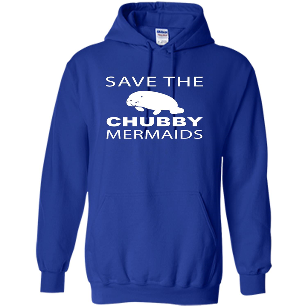 Mermaids T-shirt Save The Chubby Mermaids Royal