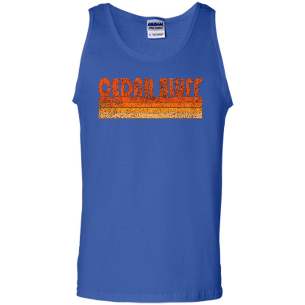 Vintage Retro Cedar Bluff Alabama T-shirt Royal