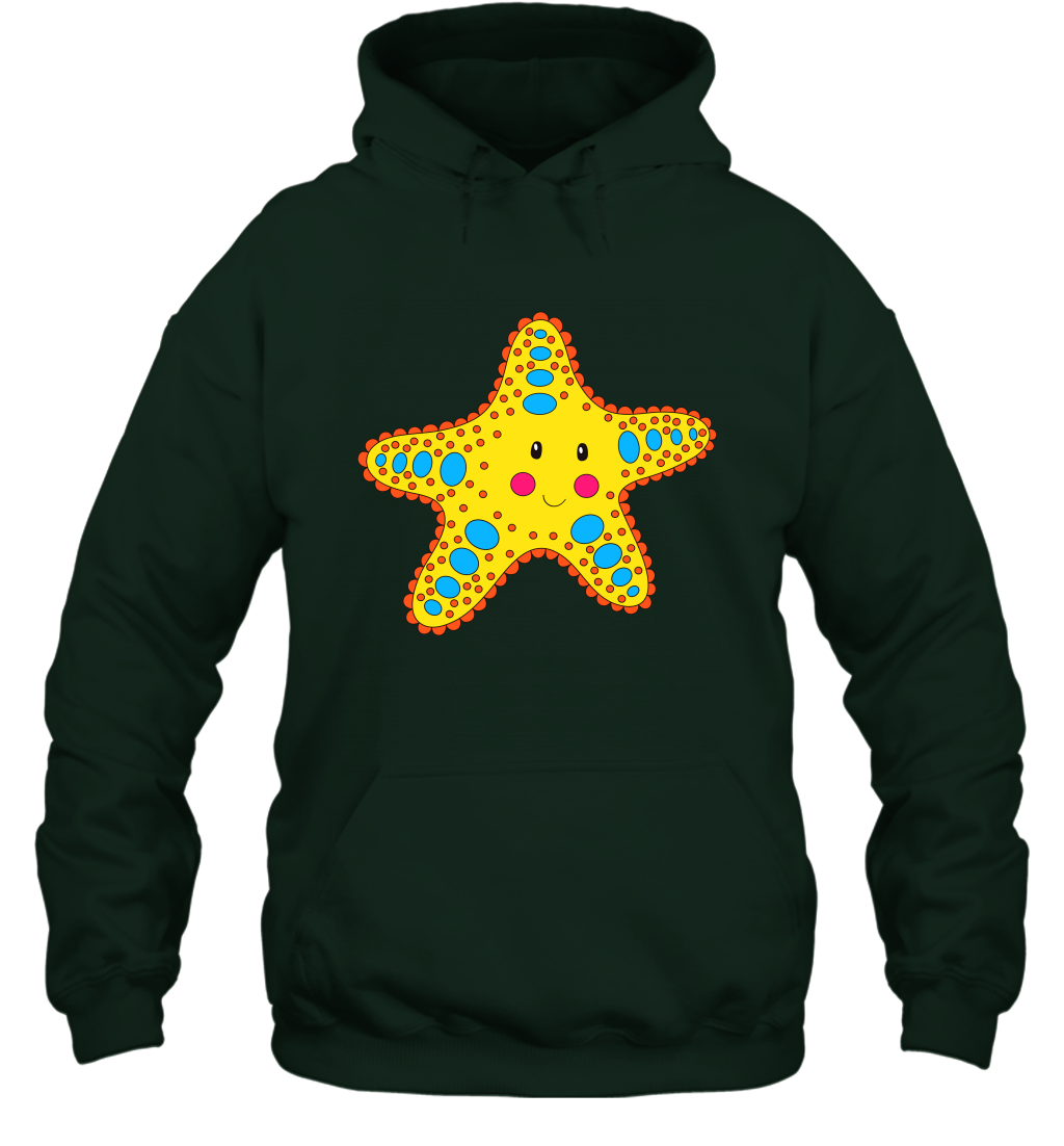Starfish Summer Beaches Shirt Hoodie Hoodie Forest