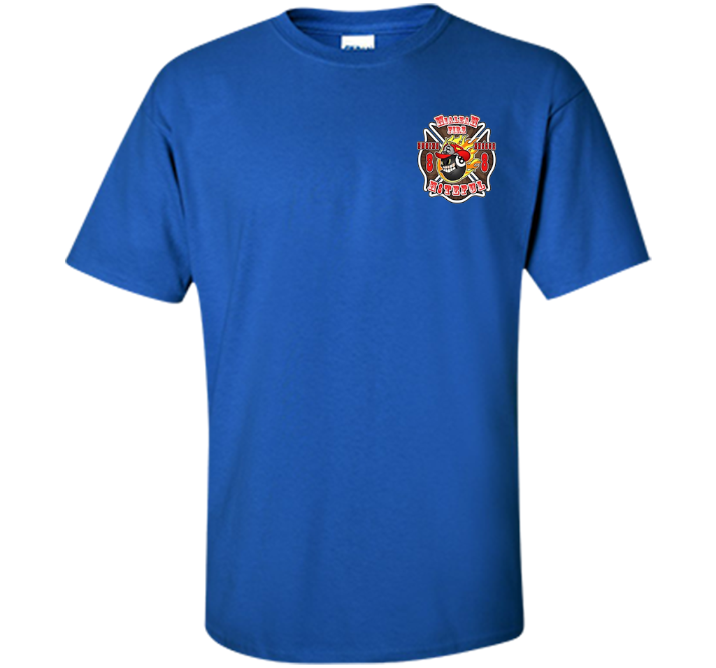 Hialeah Fire Department Station 8 T-shirt Royal