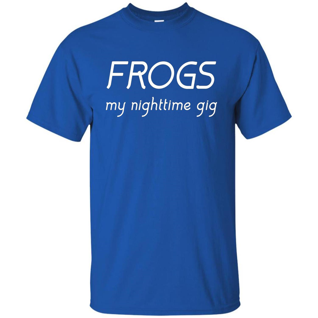 Frogs My Nighttime Gig T-shirt Royal