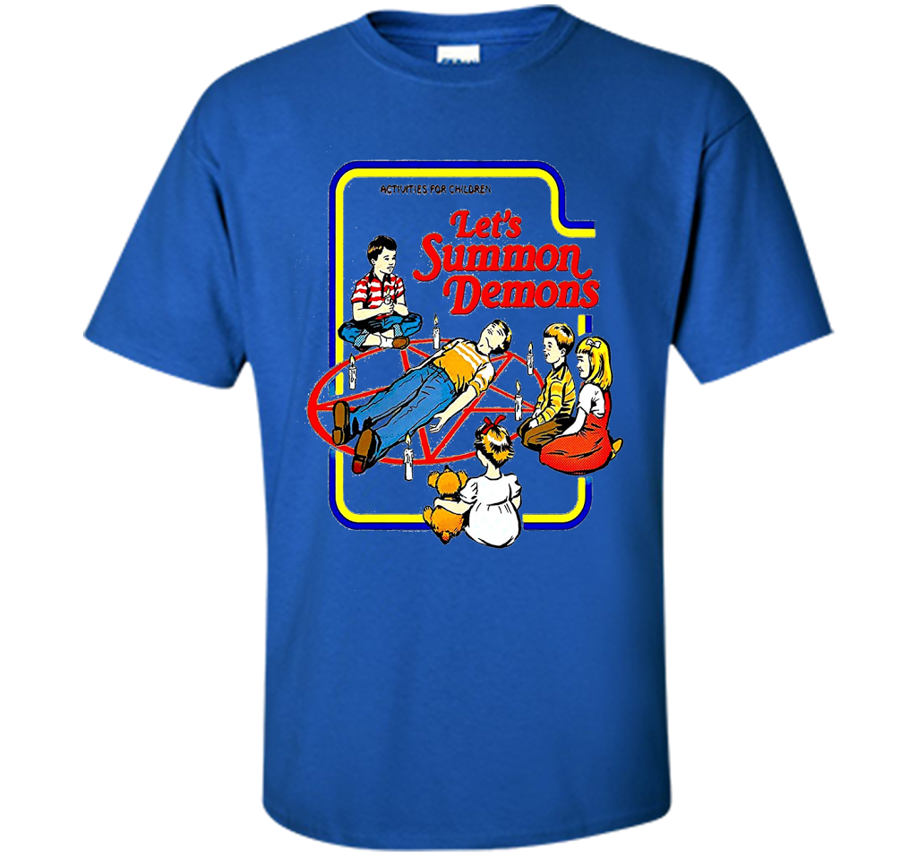 Let's summon demons T-shirt funny T-shirt Royal