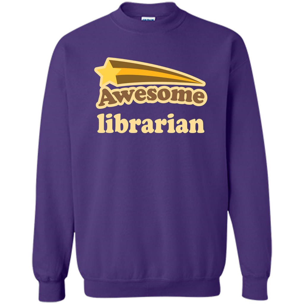 Awesome Librarian T-shirt Orange