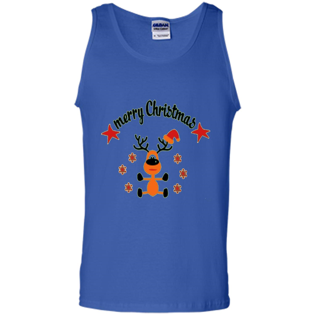 Snowman T-shirt Merry Christmas Royal