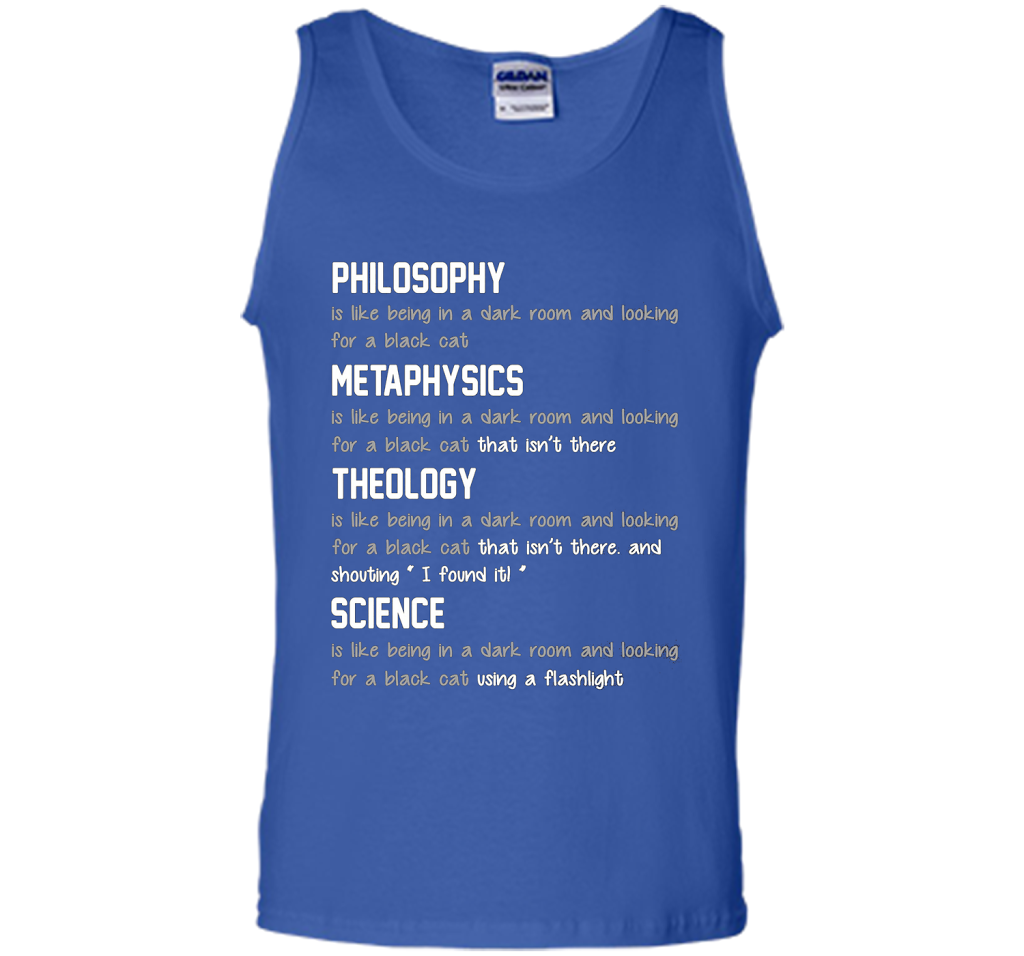 Philosophy metaphysics theology science Tshirt funny cool shirt Royal