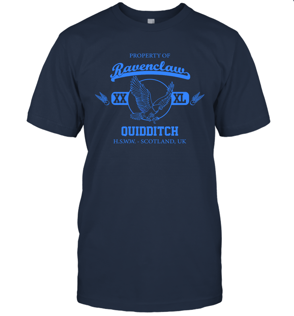 Property Of Ravenclaw Quidditch Harry Potter T-Shirt T-Shirt Navy