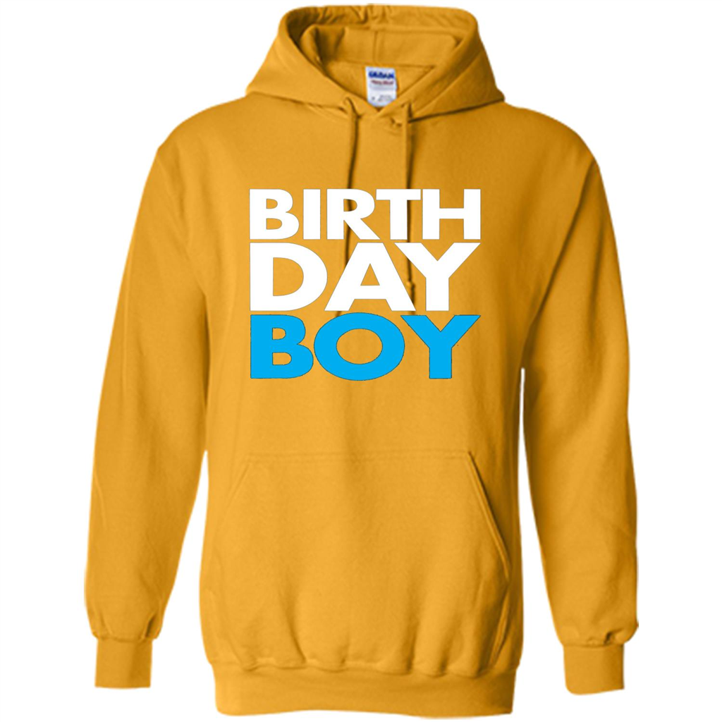 Birth Day Boy T-shirt Gold