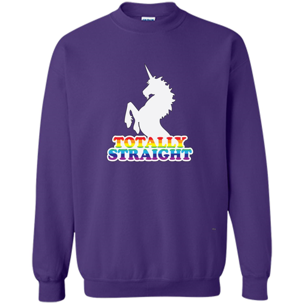 Totally Straight Unicorn T-shirt Orange