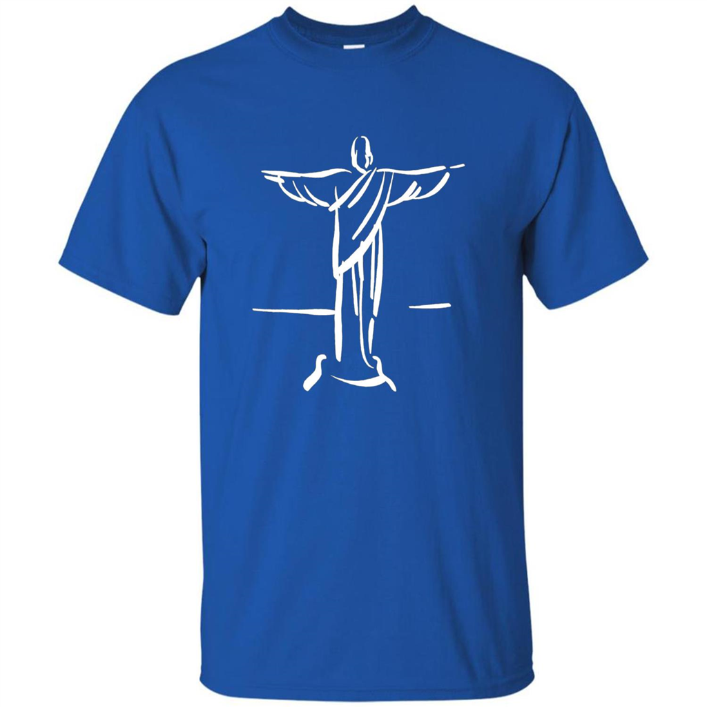 Brazil Christ The Redeemer - Cristo Redentor Brasil T-shirt Royal