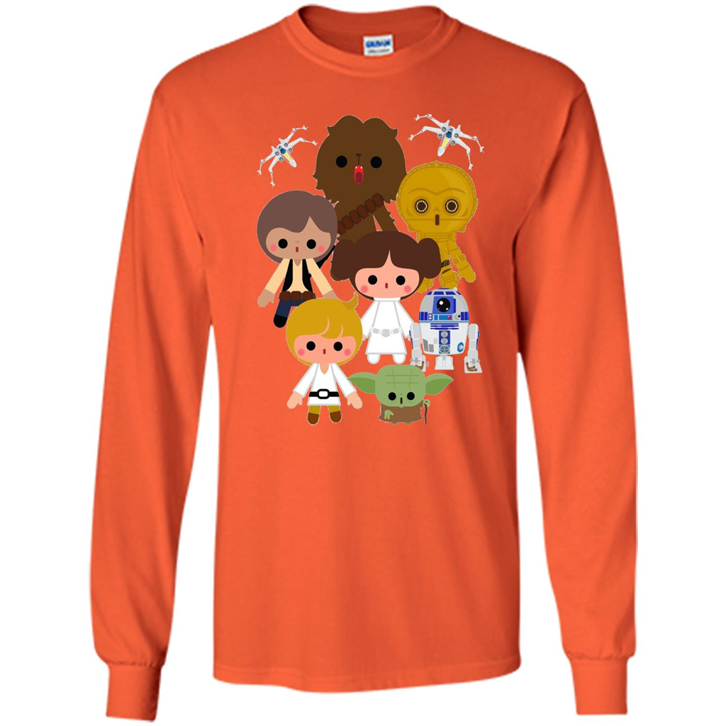 Movies T-shirt Cute Kawaii Style Heroes Premium Graphic T-Shirt Orange